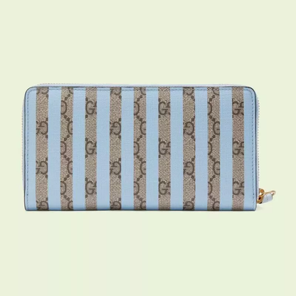 【GUCCI】GGスプリーム ダブルG ジップアラウンド 長財布