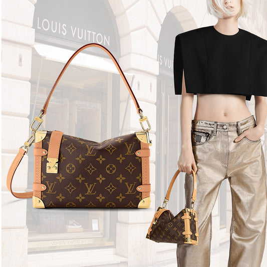 Louis Vuitton ヴィトンTシャツパンツスニーカー財布ピアスに合うハンドバッグ M46358