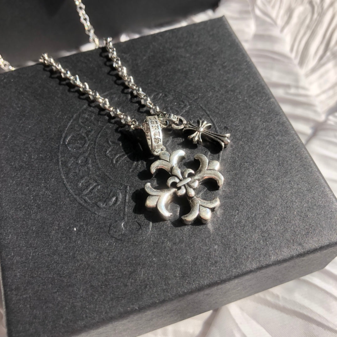 Chrome Hearts クロムハーツ クロスネックレス 55cm