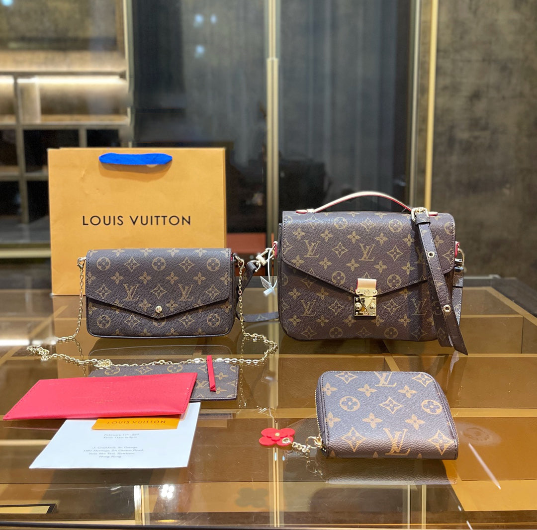 【大人気定番商品♪】LOUISVUITTON 古い花3点セット お得