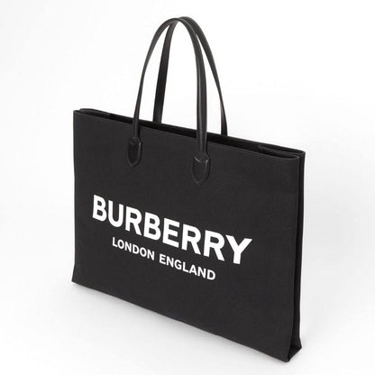 【Burberry】ロゴデティールキャンバス トート