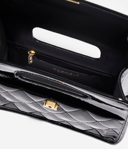 トップハンドル ミニ フラップ バッグ