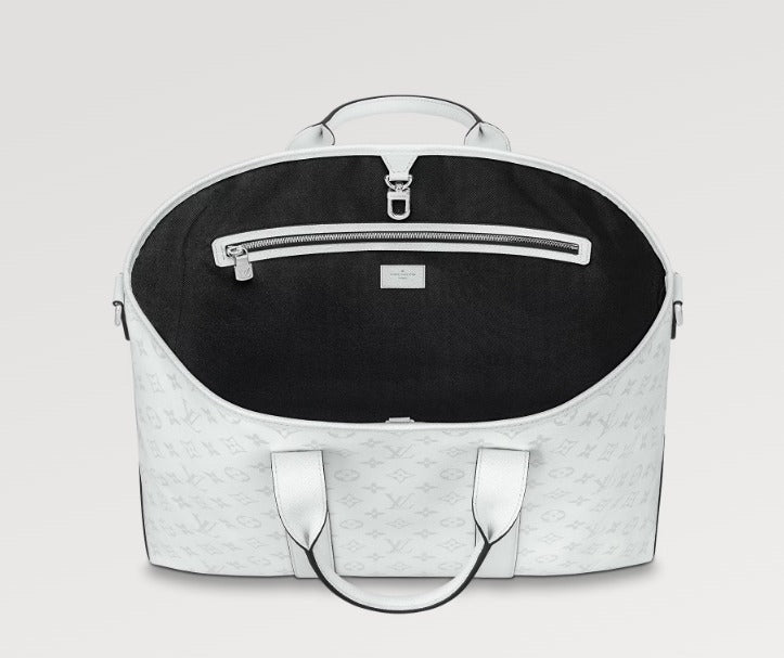 LOUIS VUITTON 機能的 ヴィトン トートバッグ ウィークエンド 白 黒 ビジネス M30919 M30937