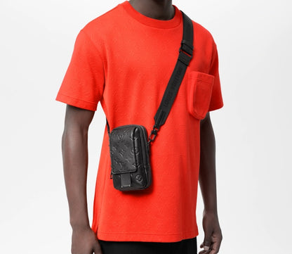 【収納力抜群】★Louis Vuitton ダブル・フォンポーチ ミニショルダ