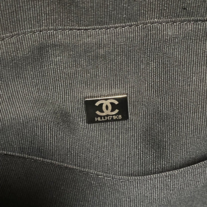 Chanel Calfskin Quilted Ultra Pocket Shopping Tote Navy AS3928