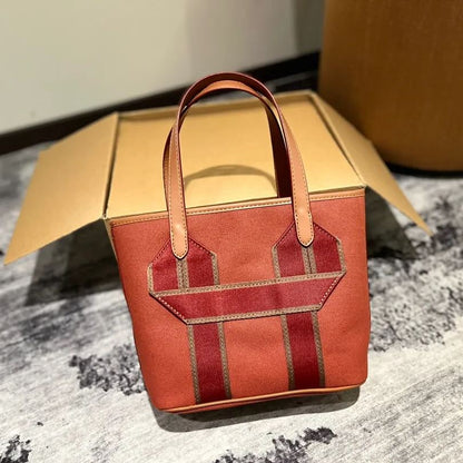 HERMES キャンバス製野菜バスケット