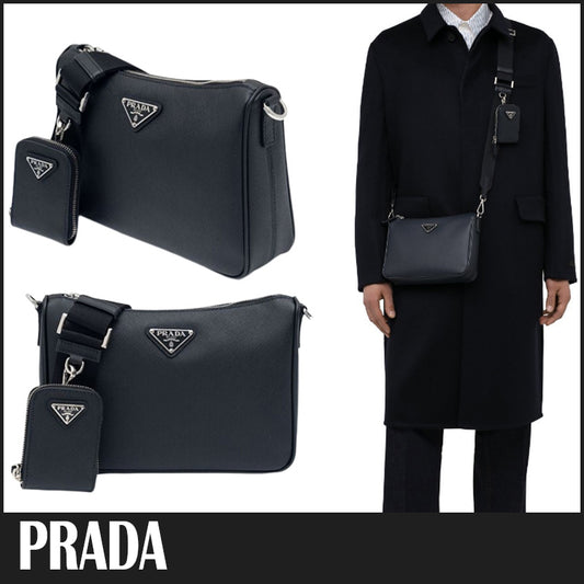 ☆PRADA サフィアーノレザー ショルダーバッグ☆