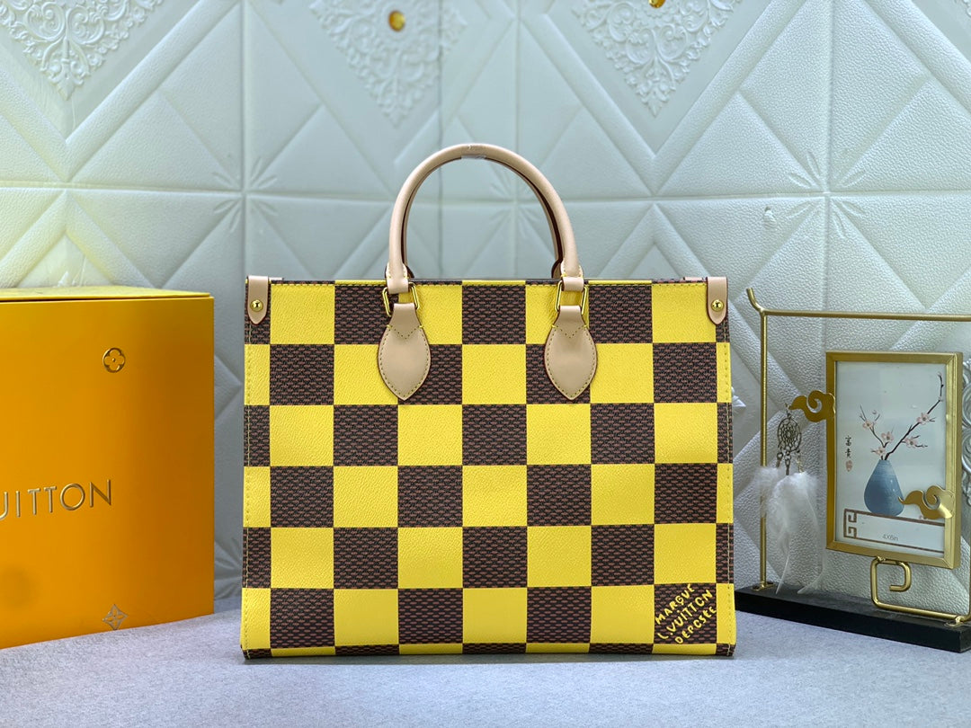 【LOUIS VUITTON】LV 新品ONTHEGO ミディアム ハンドバッグ