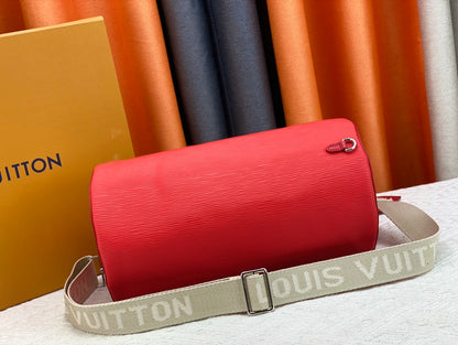 Louis Vuitton◇SoftPolochon ソフト筒型バッグ M46691