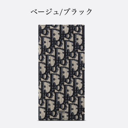 すぐ届く【DIOR】ディオール オブリーク ジャカード 長財布