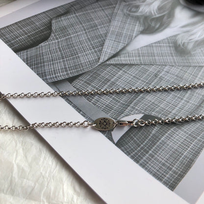 Chrome Hearts クロムハーツ バッジクロスネックレス 65cm