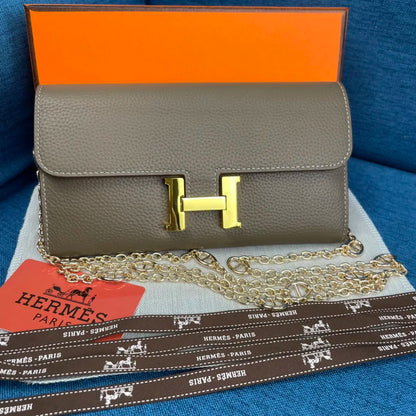 HERMÈS ショルダー & 長財布 11カラー 22X11CM