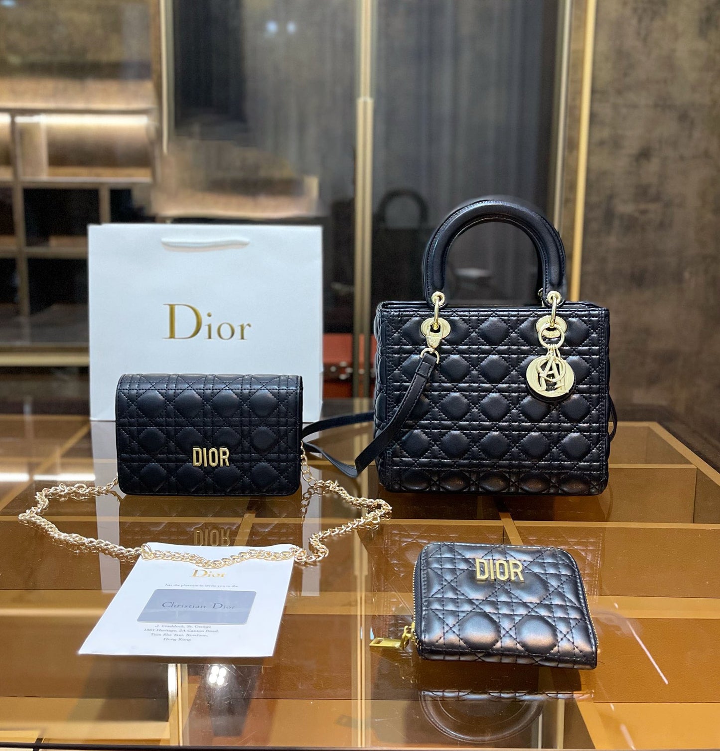 雑誌でも人気！【ディオール国内配送】LADY DIOR3点セット お得