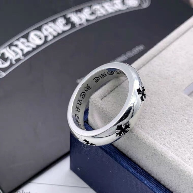 【Chrome Hearts】 男性と女性のためのクロエハートファッションパーソナリティリング