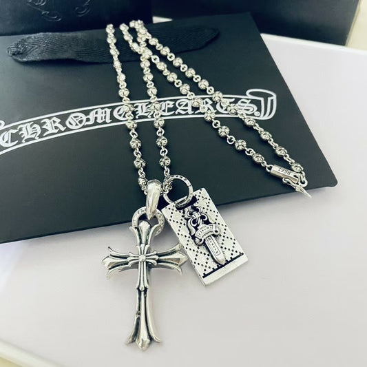 【Chrome Hearts】ネックレス、新しいネックレス万能シンプルファッションオーナメント 男女兼用