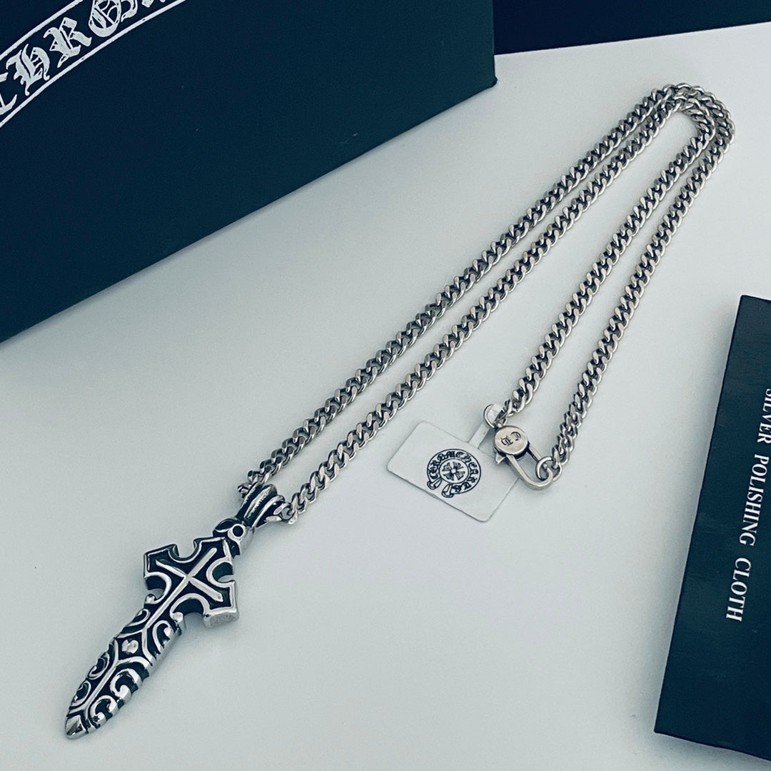 【CHROME HEARTS】クロムハーツ、新しいネックレス万能シンプルファッションオーナメント