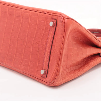 エルメス バーキン30 ポロサスマット ルージュインディアン シルバー金具