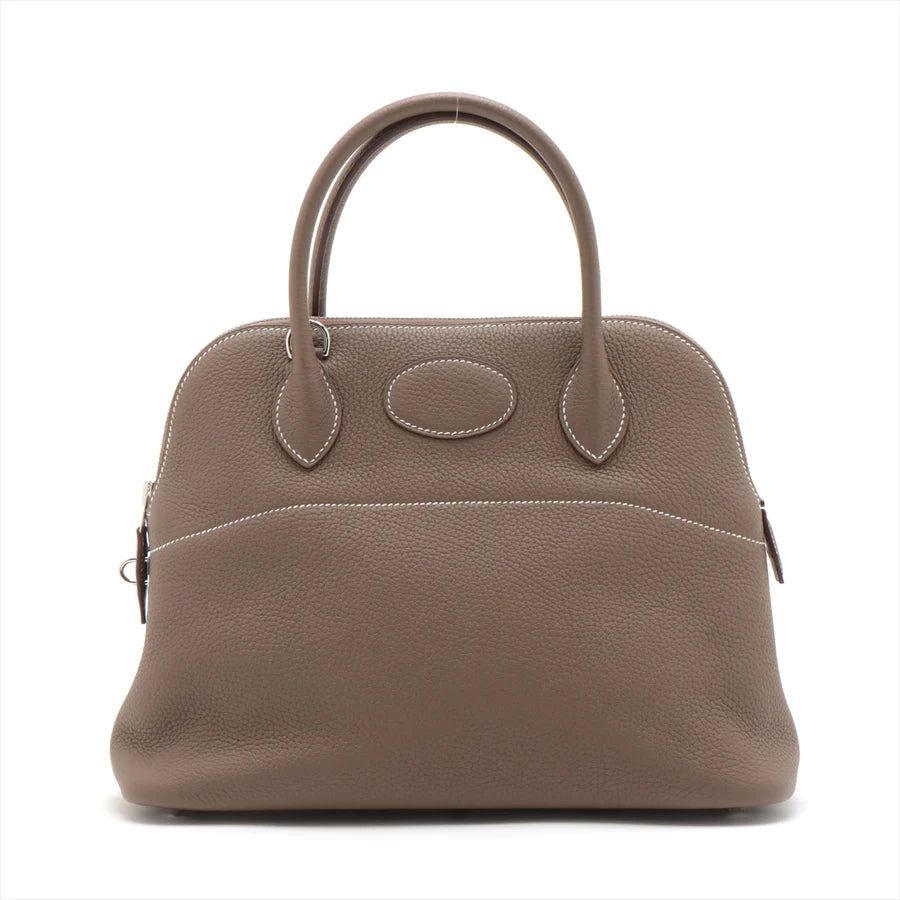 エルメス ボリード31 トリヨンクレマンス エトゥープ シルバー金具