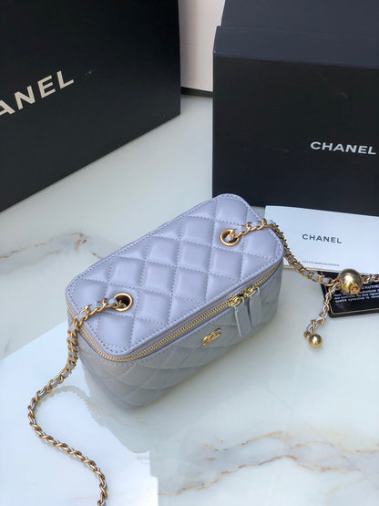 Chanel Classic Vanity 22C Bag with Chain AP2303