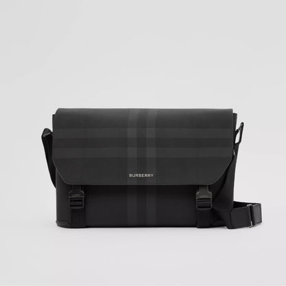 【BURBERRY】バーバリー チェック ラージ メッセンジャーバッグ