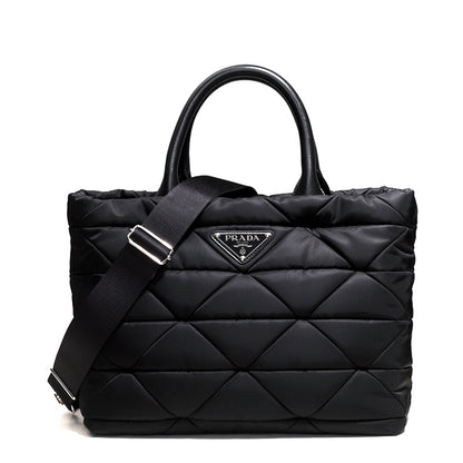PRADA RE-NYLON ミディアム パデッドトートバッグ
