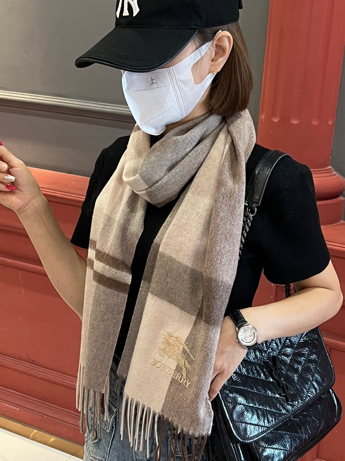 【BURBERRY バーバリー】スカーフ32*180CM 241108