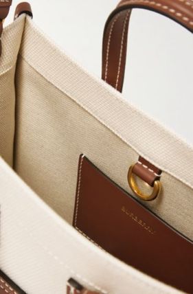 【BURBERRU】確保済★Burberry★Freyaキャンバス＆レザーミニバッグ【バッグ】