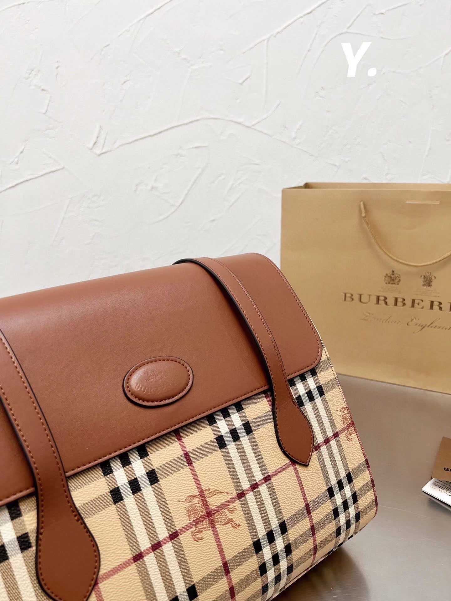 🤩Burberry ショッピングバッグ フラップバッグ