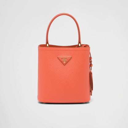 PRADAパニエ サフィアーノレザー スモールバッグ