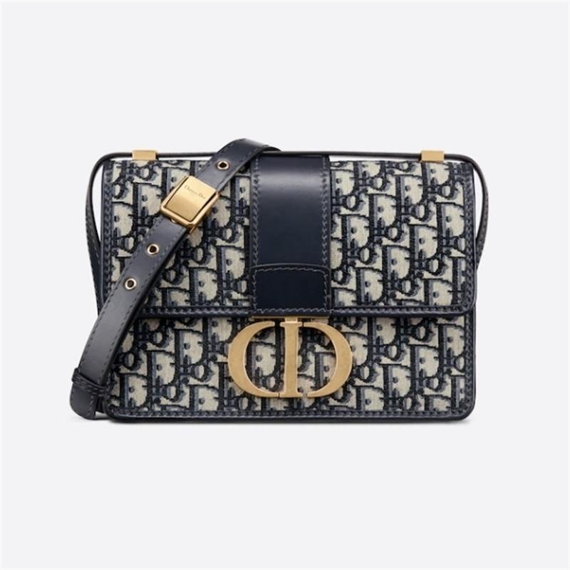 【DIOR】ショルダー バッグ 30モンテーニュ オブリーク CD ロゴ 女