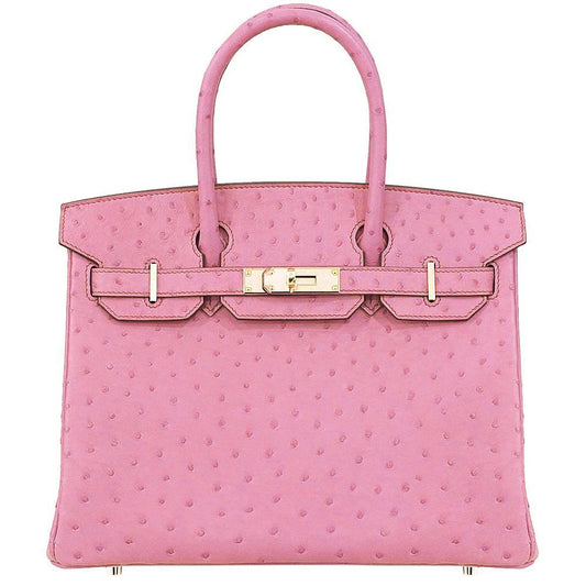 【HERMES】エルメス バーキン 30cm オーストリッチ ゴールド金具