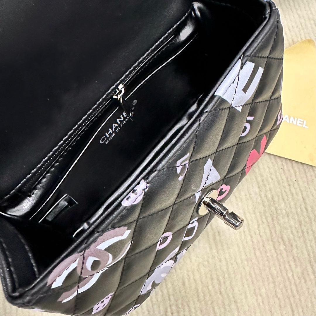 【CHANEL】トップハンドル チェーン　ミニバッグ