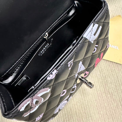 【CHANEL】トップハンドル チェーン　ミニバッグ