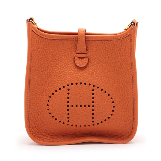 エルメス エブリンTPM トリヨンクレマンス オレンジ ゴールド金具