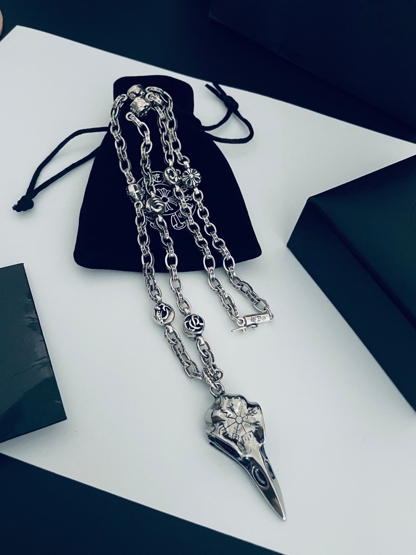 【CHROME HEARTS】クロムハーツ、新しいネックレス万能シンプルファッションオーナメント