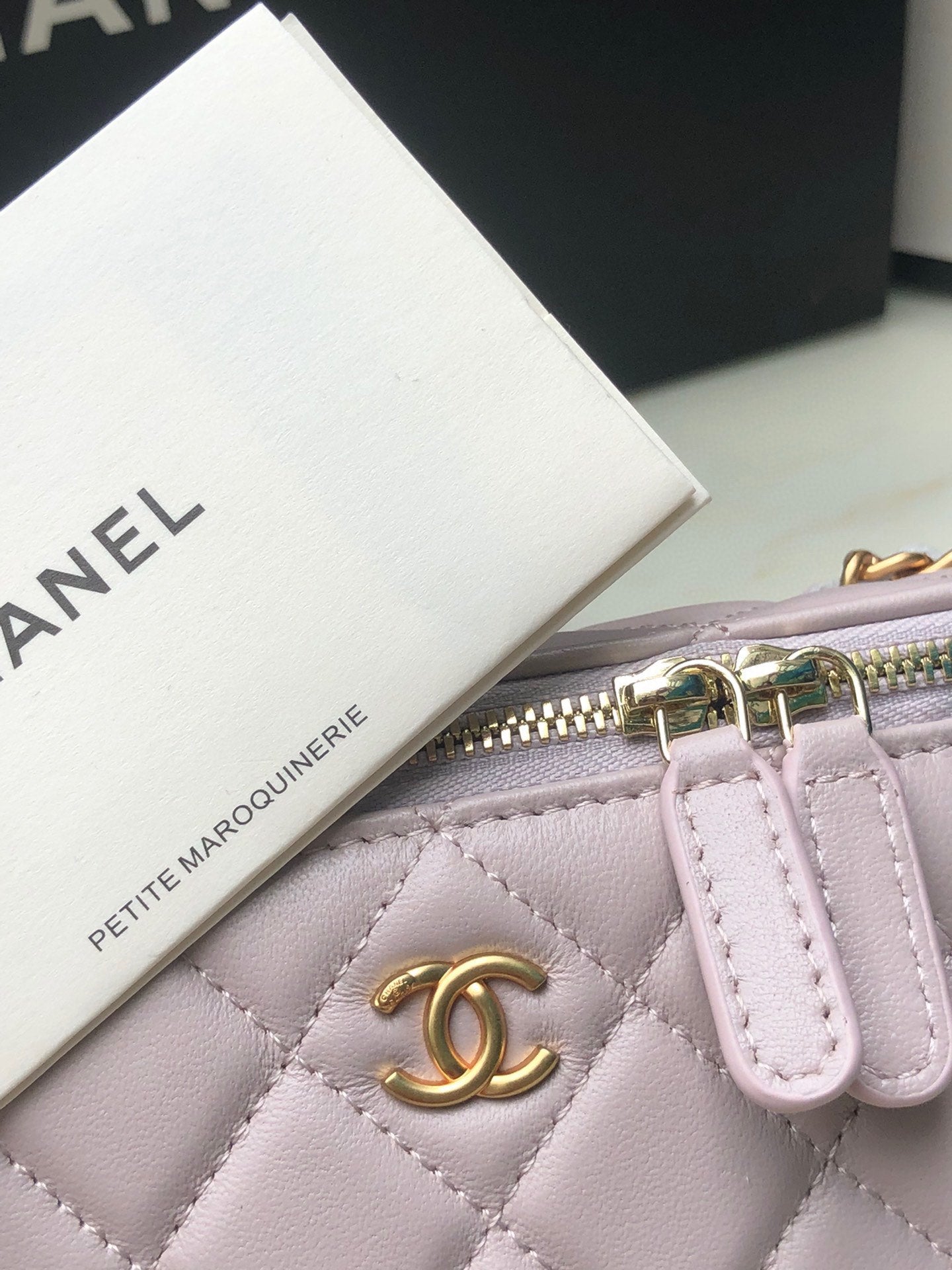 Chanel Classic Vanity 22C Bag with Chain AP2303
