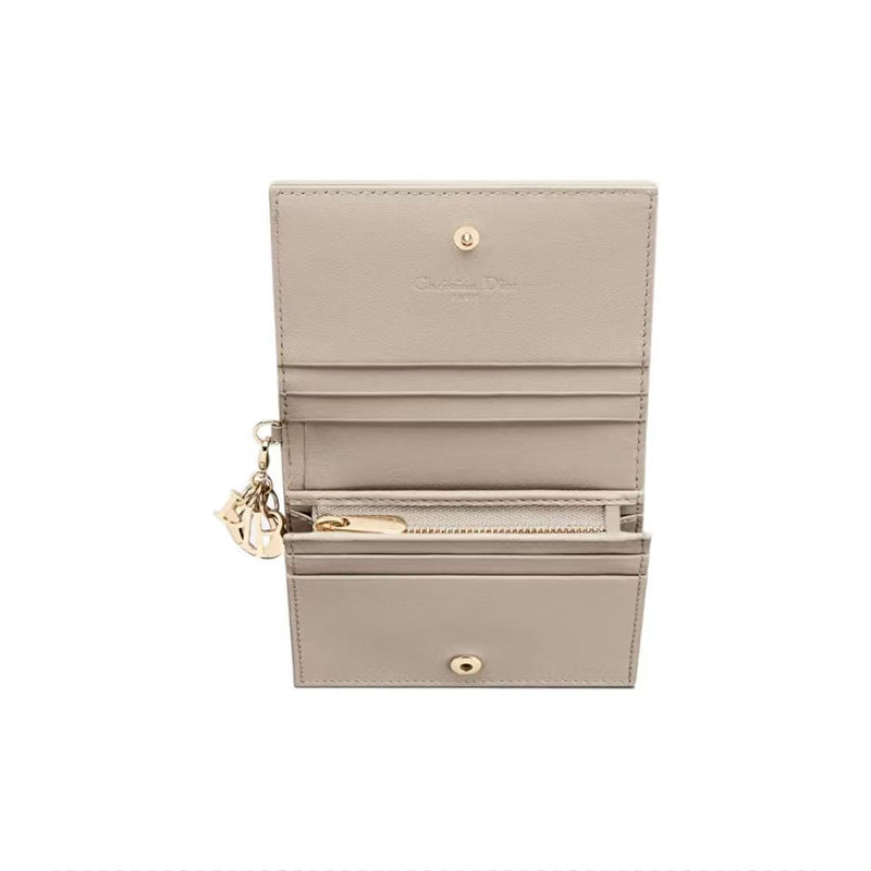 【DIOR】Lady Dior ミニウォレット
