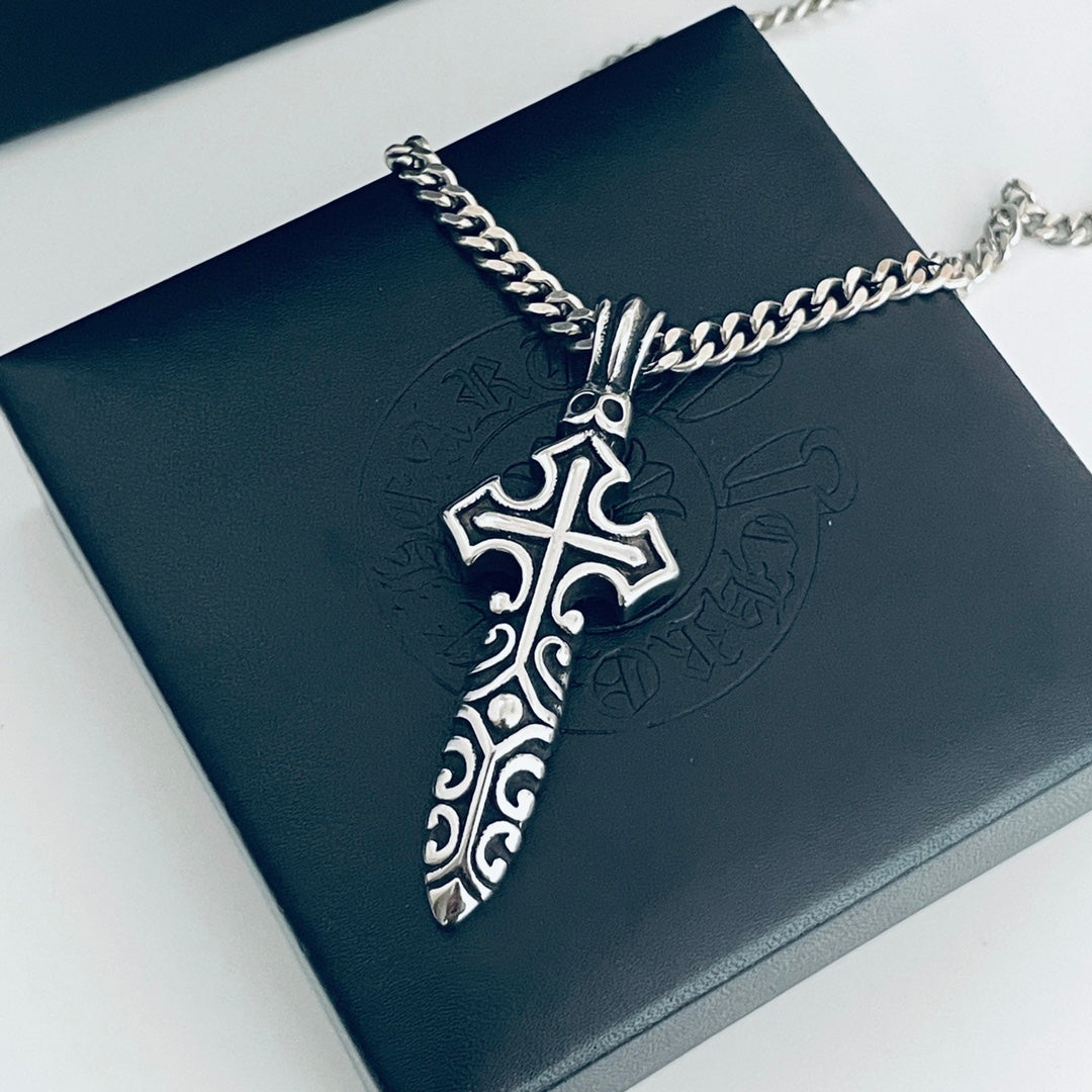 【CHROME HEARTS】クロムハーツ、新しいネックレス万能シンプルファッションオーナメント