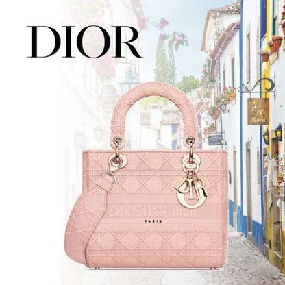 DIOR LADY D-LITE カナージュ ミディアム バッグ