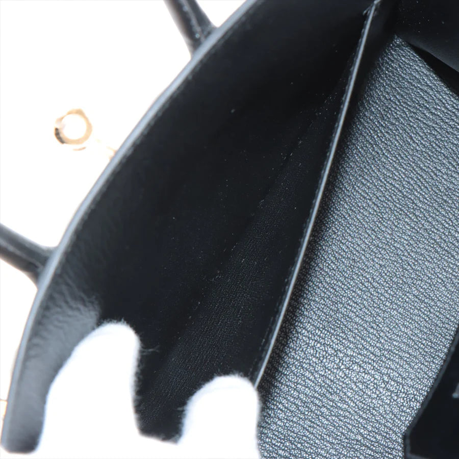 エルメス バーキン25 セリエ ヴォ―タデラクト ブラック ゴールド金具