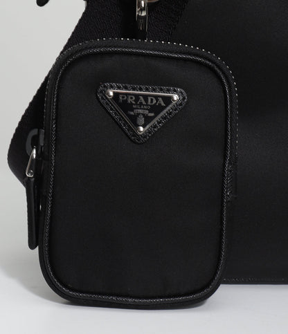 PRADA ☆ナイロンxサフィアーノレザー クロスボディバッグ